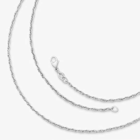James Avery Light Rope Chain Necklace – 18” Sterling Silver - Picture 1 of 4